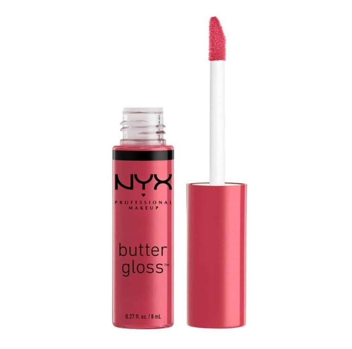 NYX PROF. MAKEUP Butter Lip Gloss - Strawberry Cheesecake in the group BEAUTY & HEALTH / Makeup / Lips / Lipp gloss at TP E-commerce Nordic AB (A12399)