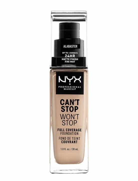 NYX PROF. MAKEUP Cant Stop Wont Stop Foundation - Alabaster in the group BEAUTY & HEALTH / Makeup / Facial makeup / Foundation at TP E-commerce Nordic AB (A12418)