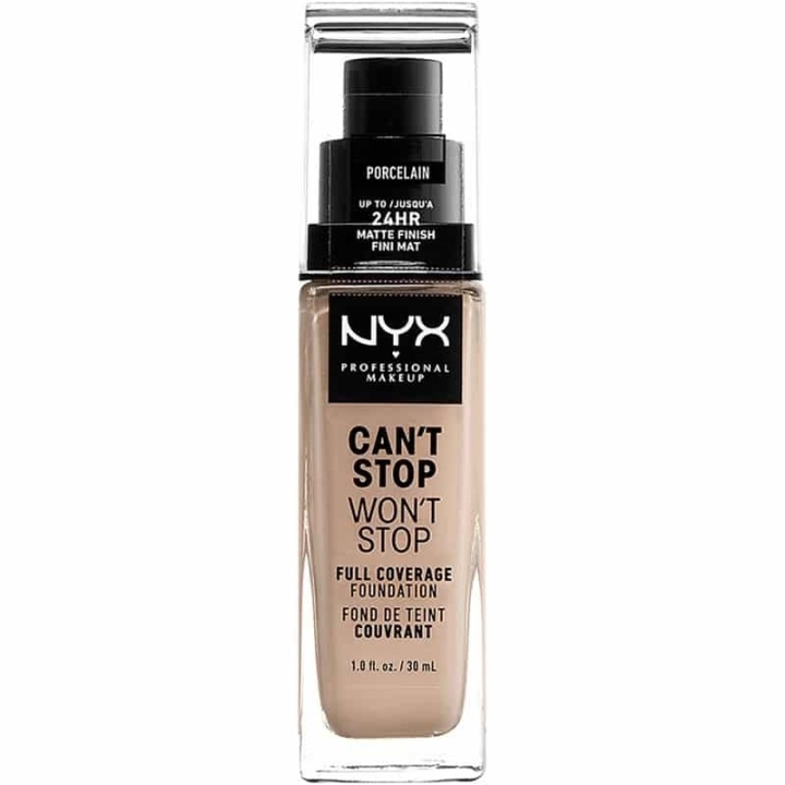 NYX PROF. MAKEUP Cant Stop Wont Stop Foundation - Porcelain in the group BEAUTY & HEALTH / Makeup / Facial makeup / Foundation at TP E-commerce Nordic AB (A12425)