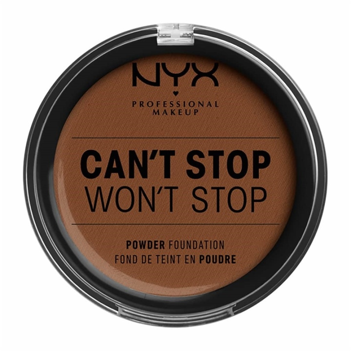 NYX PROF. MAKEUP Cant Stop Wont Stop Powder Foundation - Mocha in the group BEAUTY & HEALTH / Makeup / Facial makeup / Foundation at TP E-commerce Nordic AB (A12434)