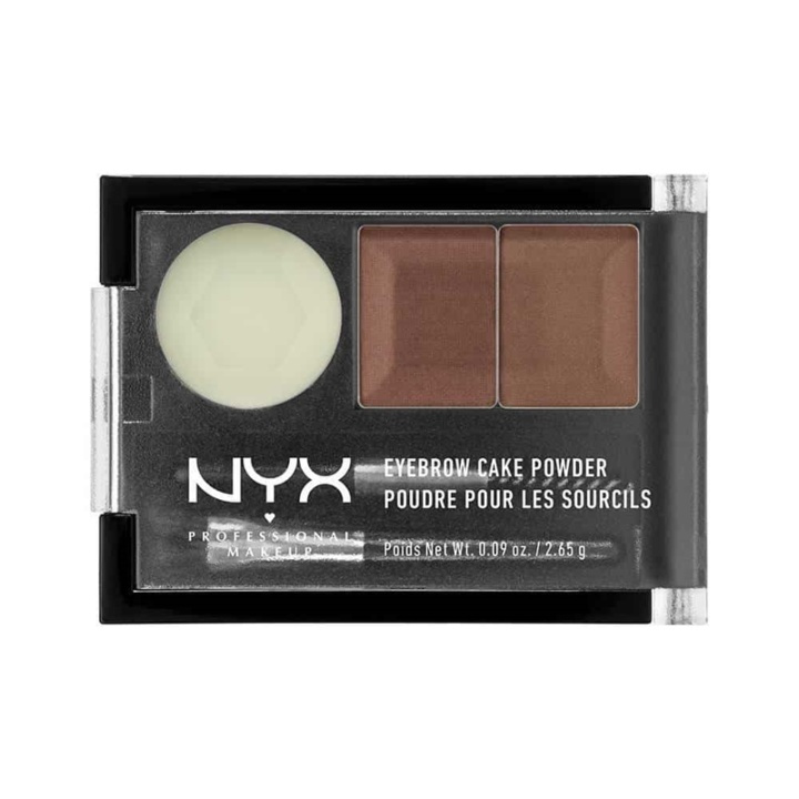 NYX PROF. MAKEUP Eyebrow Cake Powder - Auburn/Red in the group BEAUTY & HEALTH / Makeup / Eyes & Eyebrows / Eyebrow kits at TP E-commerce Nordic AB (A12451)