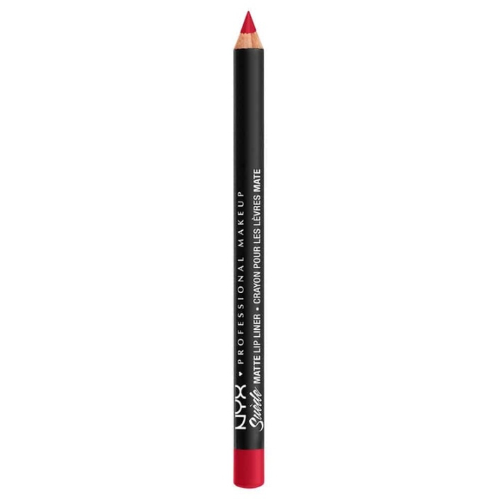 NYX PROF. MAKEUP Suede Matte Lipliner - Spicy in the group BEAUTY & HEALTH / Makeup / Lips / Lip liner at TP E-commerce Nordic AB (A12566)