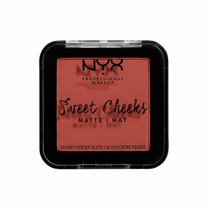 NYX PROF. MAKEUP Sweet Cheeks Creamy Matte Powder Blush - Summer Breeze in the group BEAUTY & HEALTH / Makeup / Facial makeup / Rouge / Bronzer at TP E-commerce Nordic AB (A12585)