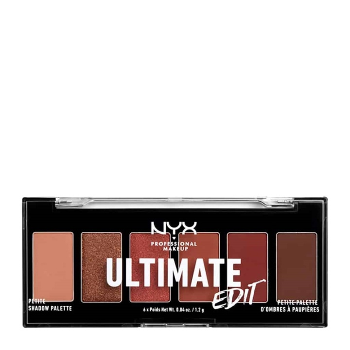 NYX PROF. MAKEUP Ultimate Shadow Palette Petit Edition - Warm Neutrals in the group BEAUTY & HEALTH / Makeup / Eyes & Eyebrows / Eye shadows at TP E-commerce Nordic AB (A12597)