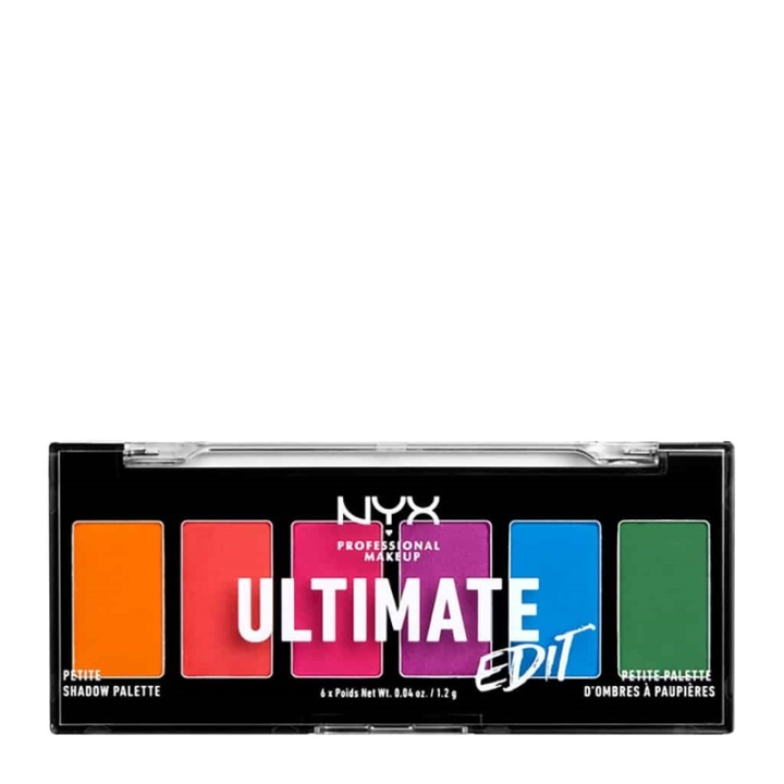 NYX PROF. MAKEUP Ultimate Shadow Palette Petit Edition - Brights in the group BEAUTY & HEALTH / Makeup / Eyes & Eyebrows / Eye shadows at TP E-commerce Nordic AB (A12598)