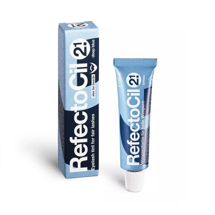 RefectoCil Eyelash and Eyebrow Tint Deep Blue No. 2.1 - 15ml in the group BEAUTY & HEALTH / Makeup / Eyes & Eyebrows / Mascara at TP E-commerce Nordic AB (A12836)