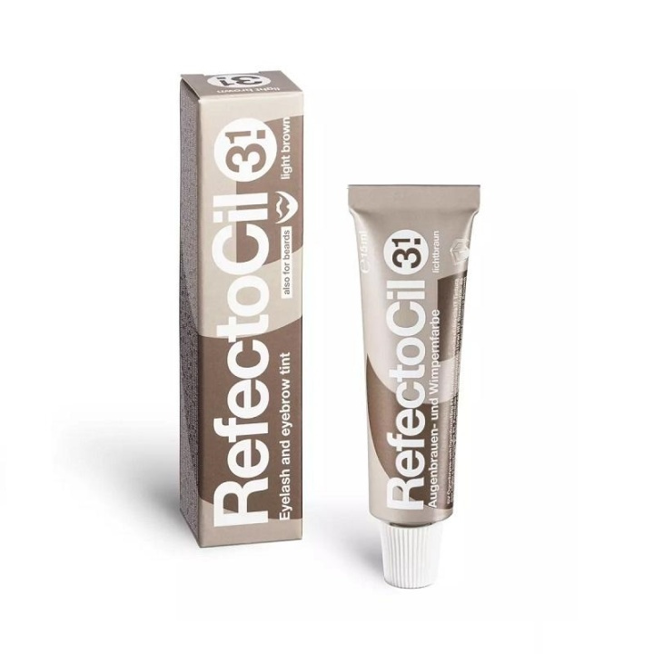 RefectoCil Eyelash and Eyebrow Tint Light Brown No. 3.1 - 15ml in the group BEAUTY & HEALTH / Makeup / Eyes & Eyebrows / Mascara at TP E-commerce Nordic AB (A12838)