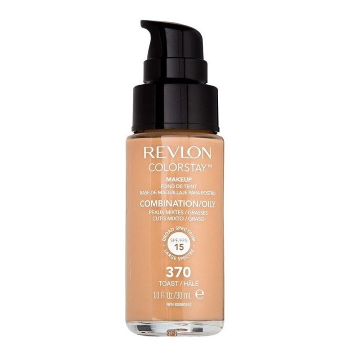 Revlon Colorstay Makeup Combination/Oily Skin - 370 Toast 30ml in the group BEAUTY & HEALTH / Makeup / Facial makeup / Foundation at TP E-commerce Nordic AB (A12878)