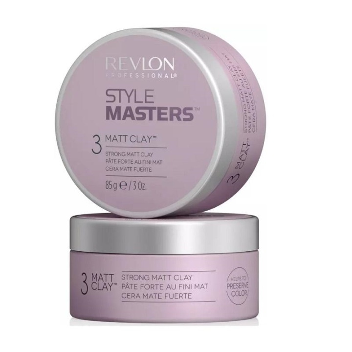 Revlon Style Masters 3 - Strong Matt Clay 85g in the group BEAUTY & HEALTH / Hair & Styling / Hair styling / Hair wax at TP E-commerce Nordic AB (A12884)