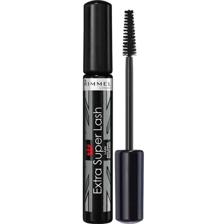 Rimmel Extra Super Lash Mascara Black in the group BEAUTY & HEALTH / Makeup / Eyes & Eyebrows / Mascara at TP E-commerce Nordic AB (A12890)