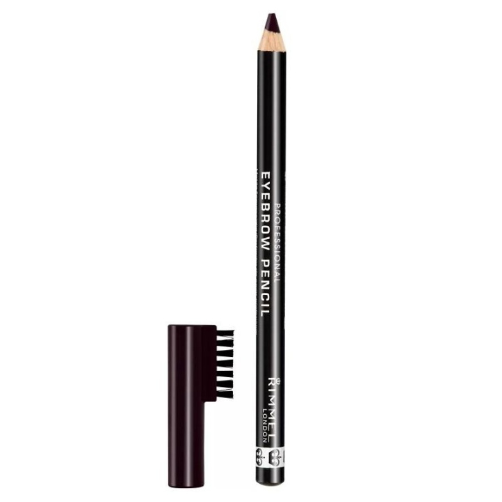 Rimmel London Eyebrow Pencil 004 Black Brown in the group BEAUTY & HEALTH / Makeup / Eyes & Eyebrows / Brow pencils at TP E-commerce Nordic AB (A12894)