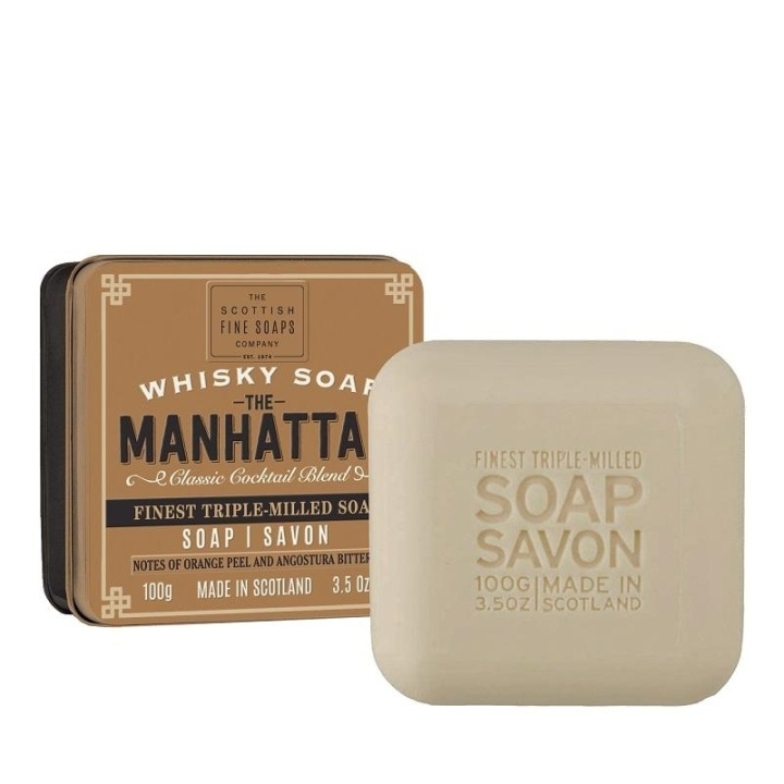 Scottish Fine Soaps Soap Bar The Manhattan 100g in the group BEAUTY & HEALTH / Hair & Styling / Beard care / Other beard care at TP E-commerce Nordic AB (A13057)