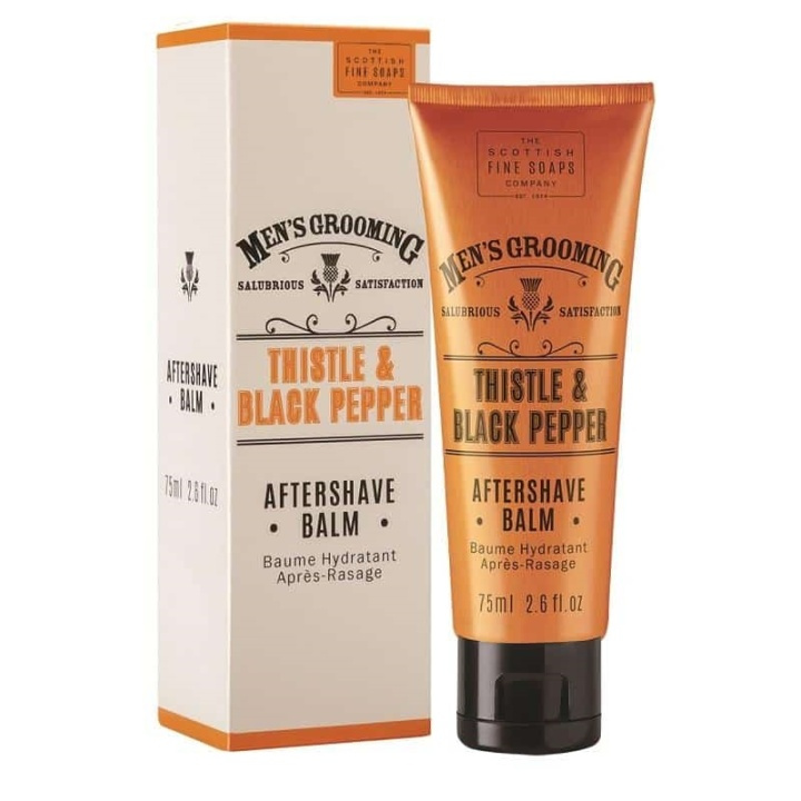 Scottish Fine Soaps Thistle & Black Pepper Aftershave Balm 75ml in the group BEAUTY & HEALTH / Gift sets / Gift sets for him at TP E-commerce Nordic AB (A13064)