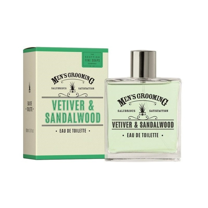 Scottish Fine Soaps Vetiver & Sandalwood Edt 100ml in the group BEAUTY & HEALTH / Gift sets / Gift sets for him at TP E-commerce Nordic AB (A13077)