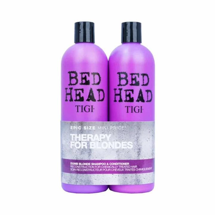 Tigi Bed Head Dumb Blonde Tweens 2x750ml in the group BEAUTY & HEALTH / Hair & Styling / Hair care / Schampoo at TP E-commerce Nordic AB (A13090)