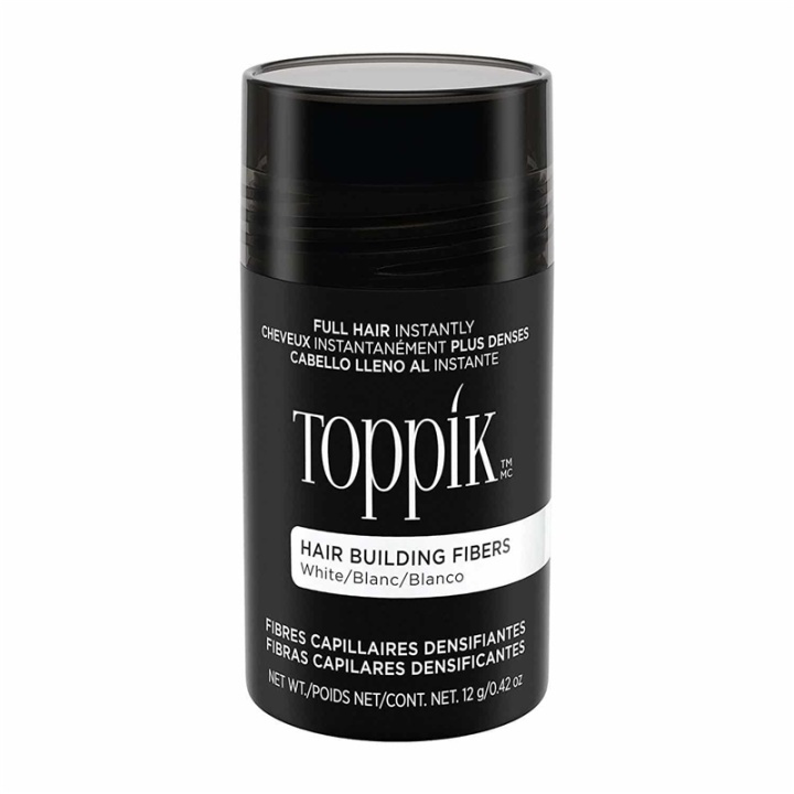 Toppik Hair Building Fibers Regular 12g - White in the group BEAUTY & HEALTH / Hair & Styling / Hair styling / Volume powder at TP E-commerce Nordic AB (A13108)