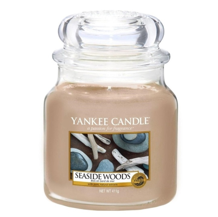 Yankee Candle Classic Medium Jar Seaside Woods 411g in the group BEAUTY & HEALTH / Fragrance & Perfume / Other fragrances / Scented candles at TP E-commerce Nordic AB (A13288)
