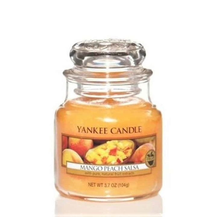 Yankee Candle Classic Small Jar Mango Peach Salsa 104g in the group BEAUTY & HEALTH / Fragrance & Perfume / Other fragrances / Scented candles at TP E-commerce Nordic AB (A13312)