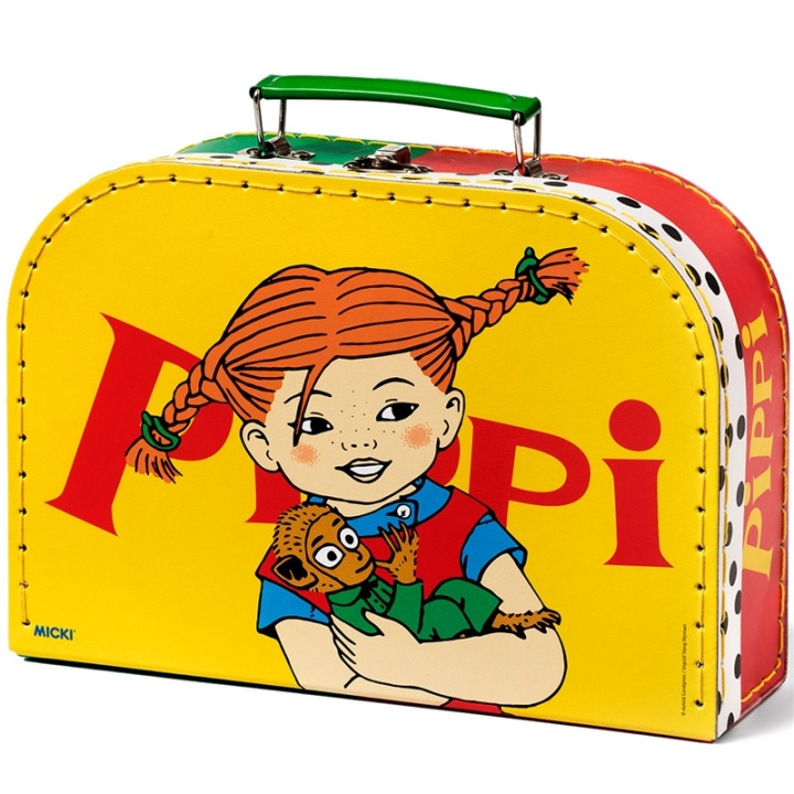 Pippi Resväska 25cm Gul in the group TOYS, KIDS & BABY PRODUCTS / Travel / Bags for kids / Suitcases at TP E-commerce Nordic AB (A13519)