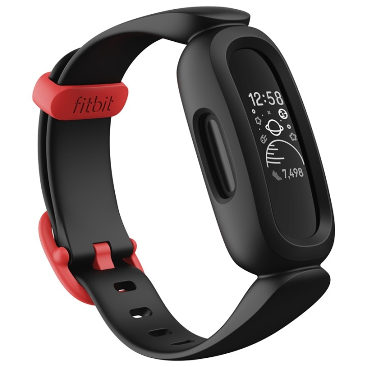 Fitbit Ace 3, Black/Red in the group Sport, leisure & Hobby / Smartwatch & Activity trackers / Activity bracelets at TP E-commerce Nordic AB (A13647)