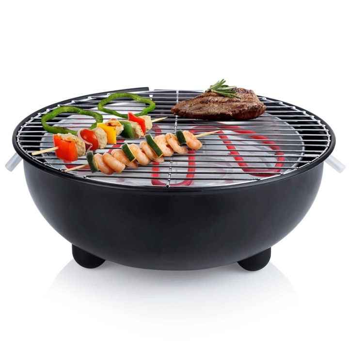Tristar El-grill Ø30cm Bordsmodell in the group HOME, HOUSEHOLD & GARDEN / Garden products / Barbeque & Accessories at TP E-commerce Nordic AB (A13701)