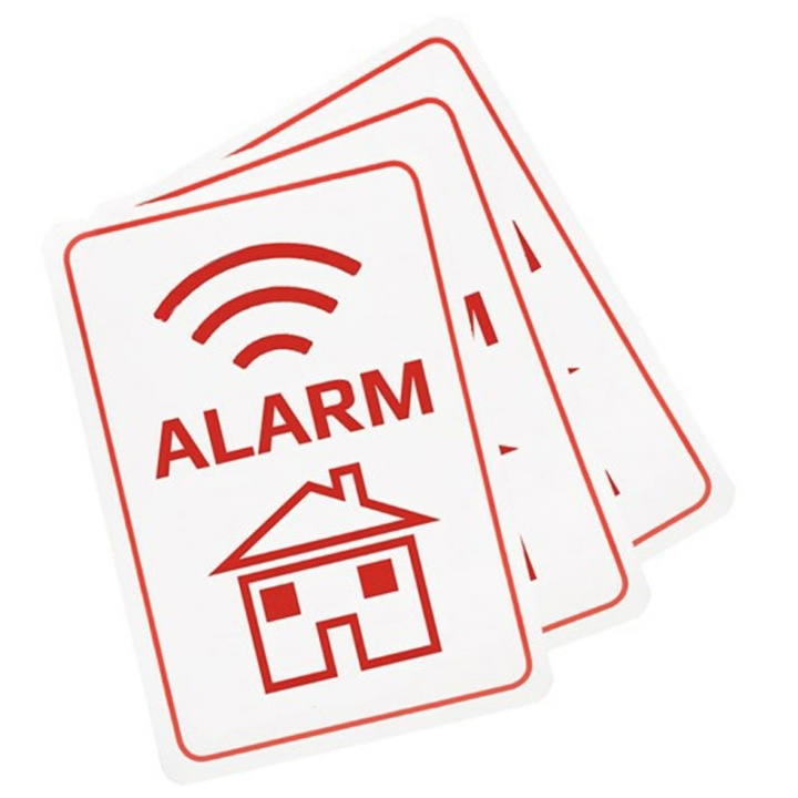 Denver Larm-etikett 3st/förpackning in the group HOME, HOUSEHOLD & GARDEN / Alarm & Security / Home alarms at TP E-commerce Nordic AB (A13716)