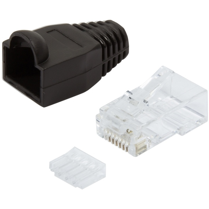 LogiLink Modularplugg + Böjskydd Cat6 O in the group COMPUTERS & PERIPHERALS / Computer cables / Network cables / Adapters & Conductor joints at TP E-commerce Nordic AB (A13791)