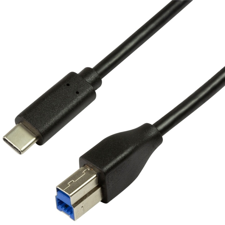 LogiLink USB3.2 Gen1x1 USB-C - USB-B 3. in the group COMPUTERS & PERIPHERALS / Computer cables / USB / USB-C at TP E-commerce Nordic AB (A13792)