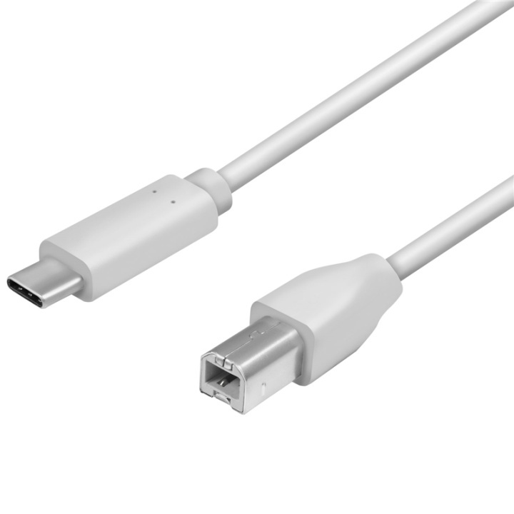 LogiLink USB-C - USB-B 2.0 2 meter in the group COMPUTERS & PERIPHERALS / Computer cables / USB / USB-C at TP E-commerce Nordic AB (A13793)