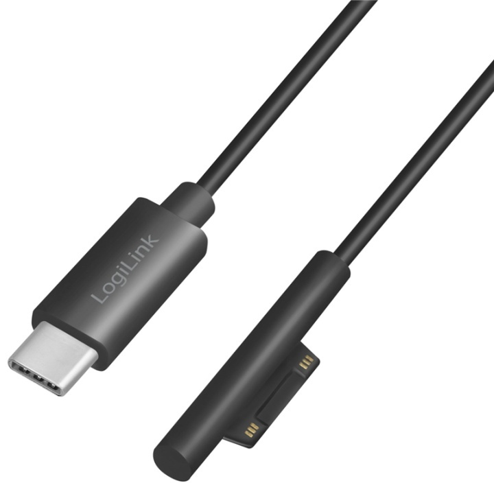 LogiLink USB-C Laddkabel Microsoft Surf in the group COMPUTERS & PERIPHERALS / Computer cables / USB / USB-C at TP E-commerce Nordic AB (A13794)