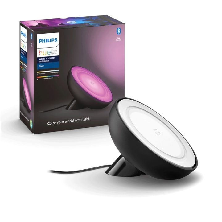 Philips Hue Bloom Color Bordslampa Sva in the group HOME ELECTRONICS / Lighting / Table lamps at TP E-commerce Nordic AB (A13820)