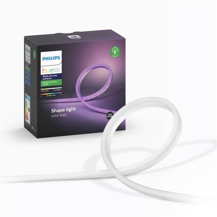 Philips Hue Lightstrip Outdoor 1.1 2m in the group HOME, HOUSEHOLD & GARDEN / Smart home / Smart Lights at TP E-commerce Nordic AB (A13837)
