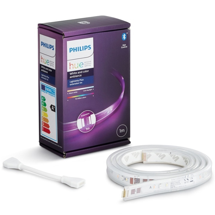 Philips Hue Lightstrip Plus V4 1m exte in the group HOME, HOUSEHOLD & GARDEN / Smart home / Smart Lights at TP E-commerce Nordic AB (A13839)