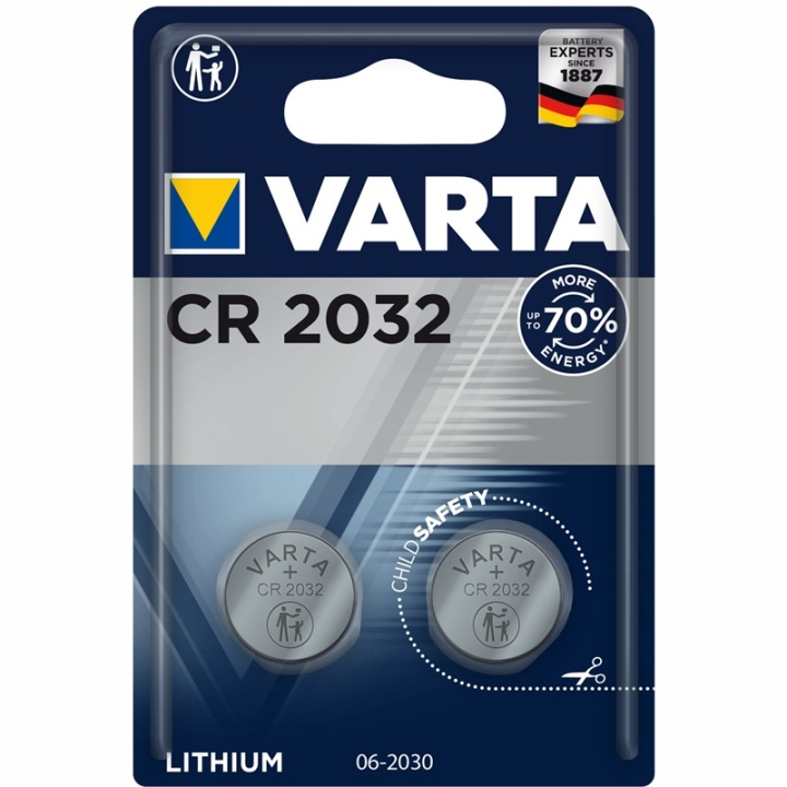Varta CR2032 3V Lithium Knappcellsba in the group HOME ELECTRONICS / Batteries & Chargers / Batteries / Button cell at TP E-commerce Nordic AB (A13890)