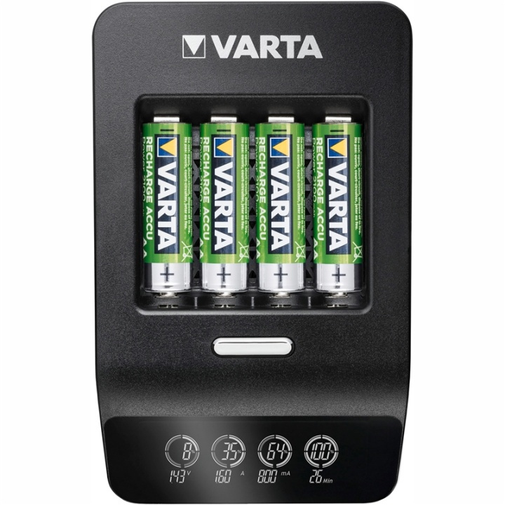 Varta LCD Ultra Fast Charger AA/AAA in the group HOME ELECTRONICS / Batteries & Chargers / Battery charger at TP E-commerce Nordic AB (A13896)