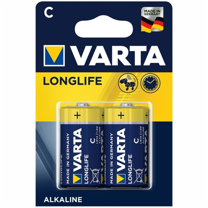 Varta Longlife C / LR14 Batteri 2-pa in the group HOME ELECTRONICS / Batteries & Chargers / Batteries / Other at TP E-commerce Nordic AB (A13904)