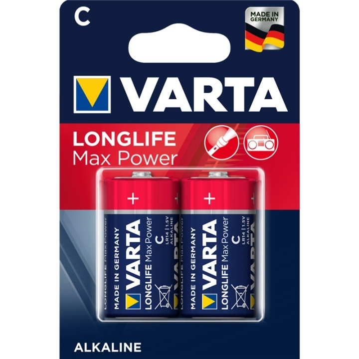 Varta Longlife Max Power C / LR14 Ba in the group HOME ELECTRONICS / Batteries & Chargers / Batteries / Other at TP E-commerce Nordic AB (A13909)