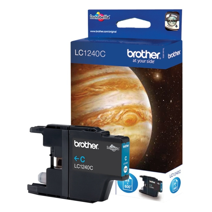 Brother LC-1240C bläckpatroner 1 styck Original Cyan in the group COMPUTERS & PERIPHERALS / Printers & Accessories / Ink & Toner / Ink cartridges / Brother at TP E-commerce Nordic AB (A13975)