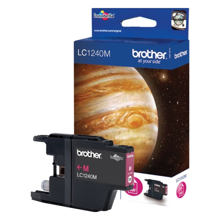 Brother LC-1240M bläckpatroner 1 styck Original Magenta in the group COMPUTERS & PERIPHERALS / Printers & Accessories / Ink & Toner / Ink cartridges / Brother at TP E-commerce Nordic AB (A13976)