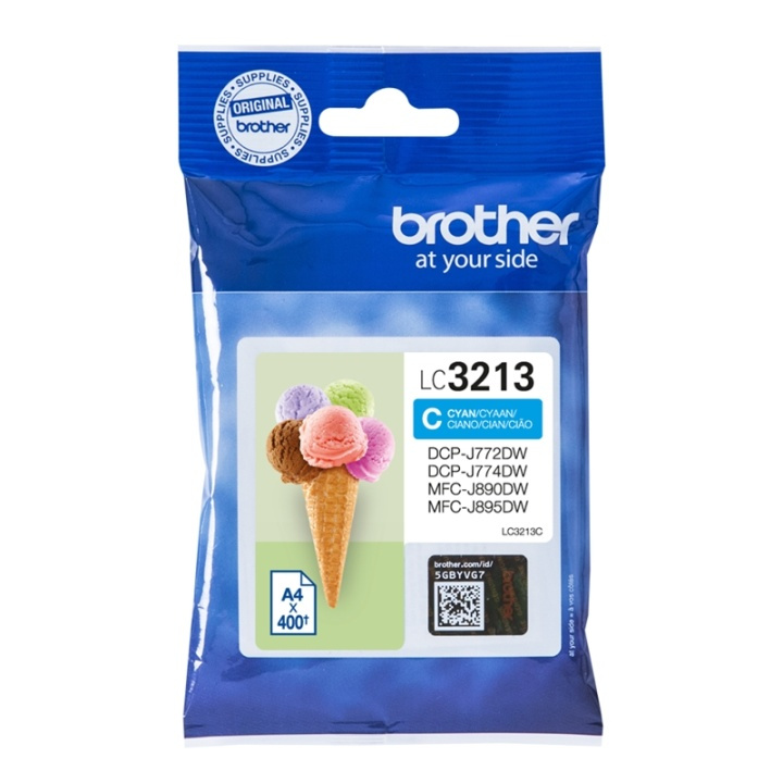 Brother LC-3213C bläckpatroner Original Hög (XL) avkastning Cyan in the group COMPUTERS & PERIPHERALS / Printers & Accessories / Ink & Toner / Ink cartridges / Brother at TP E-commerce Nordic AB (A14013)
