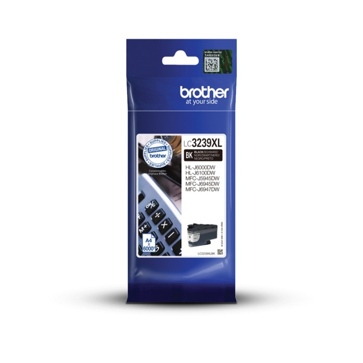 Brother LC-3239XLBK bläckpatroner 1 styck Original Hög (XL) avkastning Svart in the group COMPUTERS & PERIPHERALS / Printers & Accessories / Ink & Toner / Ink cartridges / Brother at TP E-commerce Nordic AB (A14029)