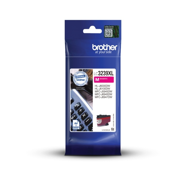 Brother LC-3239XLM bläckpatroner 1 styck Original Hög (XL) avkastning Magenta in the group COMPUTERS & PERIPHERALS / Printers & Accessories / Ink & Toner / Ink cartridges / Brother at TP E-commerce Nordic AB (A14031)
