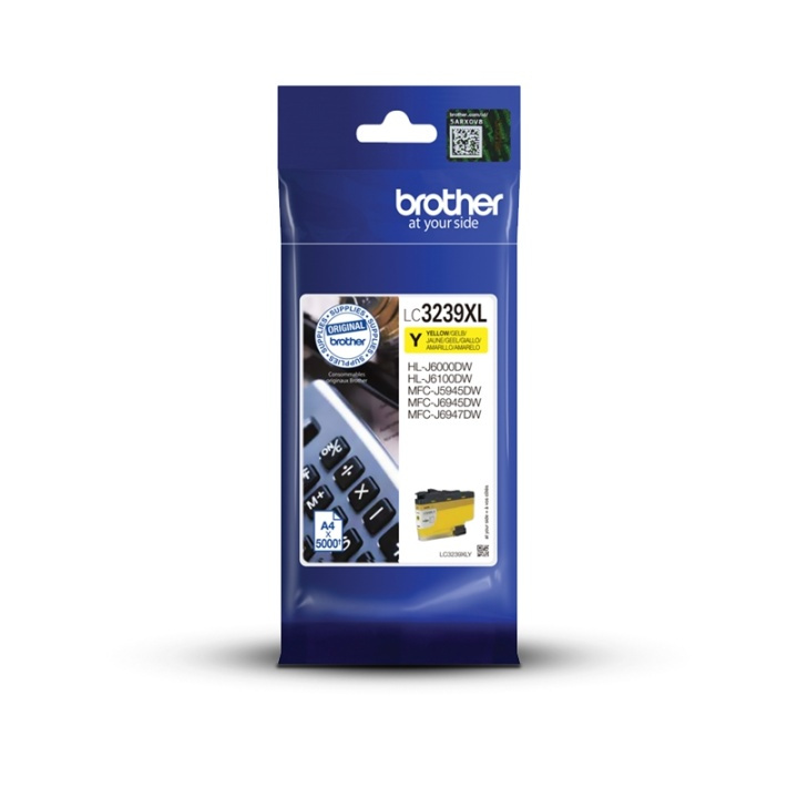 Brother LC-3239XLY bläckpatroner 1 styck Original Hög (XL) avkastning Gul in the group COMPUTERS & PERIPHERALS / Printers & Accessories / Ink & Toner / Ink cartridges / Brother at TP E-commerce Nordic AB (A14032)