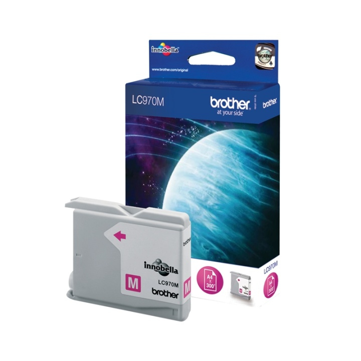 Brother LC970M bläckpatroner 1 styck Original Magenta in the group COMPUTERS & PERIPHERALS / Printers & Accessories / Ink & Toner / Ink cartridges / Brother at TP E-commerce Nordic AB (A14036)