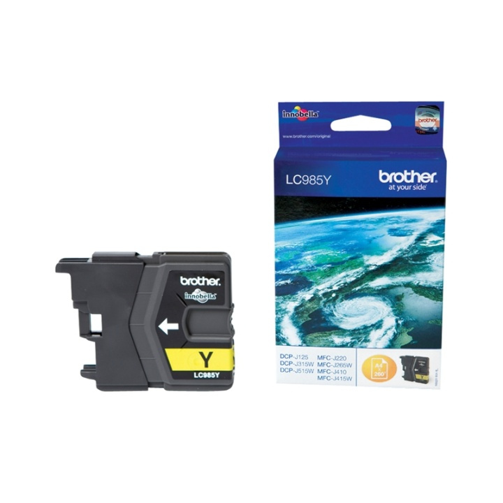 Brother Ink LC985Y LC-985 Yellow in the group COMPUTERS & PERIPHERALS / Printers & Accessories / Ink & Toner / Ink cartridges / Brother at TP E-commerce Nordic AB (A14048)