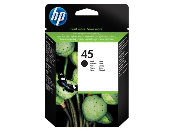 HP 45 bläckpatroner 1 styck Original Svart in the group COMPUTERS & PERIPHERALS / Printers & Accessories / Ink & Toner / Ink cartridges / HP at TP E-commerce Nordic AB (A14173)