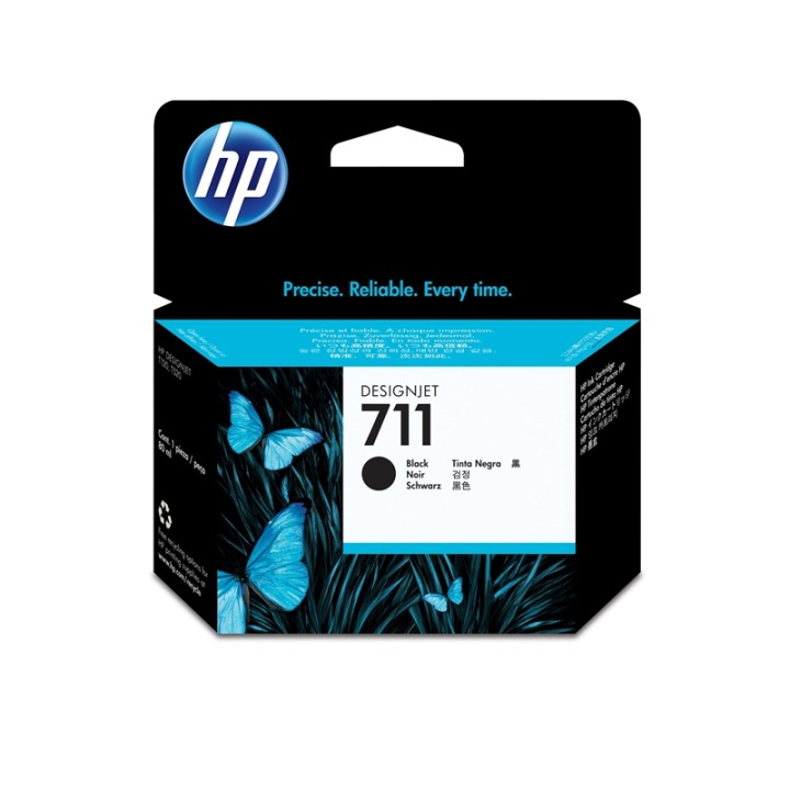 HP 711 bläckpatroner 1 styck Original Hög (XL) avkastning Svart in the group COMPUTERS & PERIPHERALS / Printers & Accessories / Ink & Toner / Ink cartridges / HP at TP E-commerce Nordic AB (A14180)