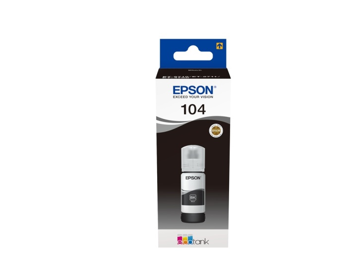 Epson 104 EcoTank Black ink bottle in the group COMPUTERS & PERIPHERALS / Printers & Accessories / Ink & Toner / Ink cartridges / Epson at TP E-commerce Nordic AB (A14248)