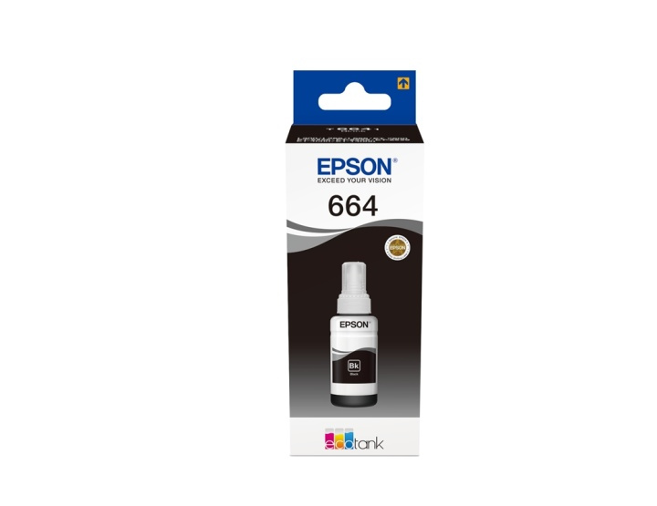 Epson Ink C13T664140 664 Black Ecotank in the group COMPUTERS & PERIPHERALS / Printers & Accessories / Ink & Toner / Ink cartridges / Epson at TP E-commerce Nordic AB (A14249)