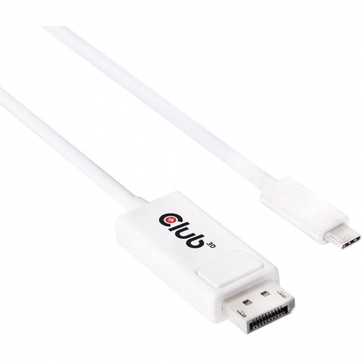 Club 3D USB 3.1 Type C Cable to DisplayPort 1.2m in the group COMPUTERS & PERIPHERALS / Computer cables / DisplayPort / Adapters at TP E-commerce Nordic AB (A14280)